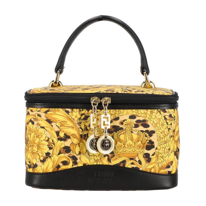 GIANNI　VERSACE ジャンニヴェルサーチ /バニティバッグ／レオパード×ゴールド//ABランク/18