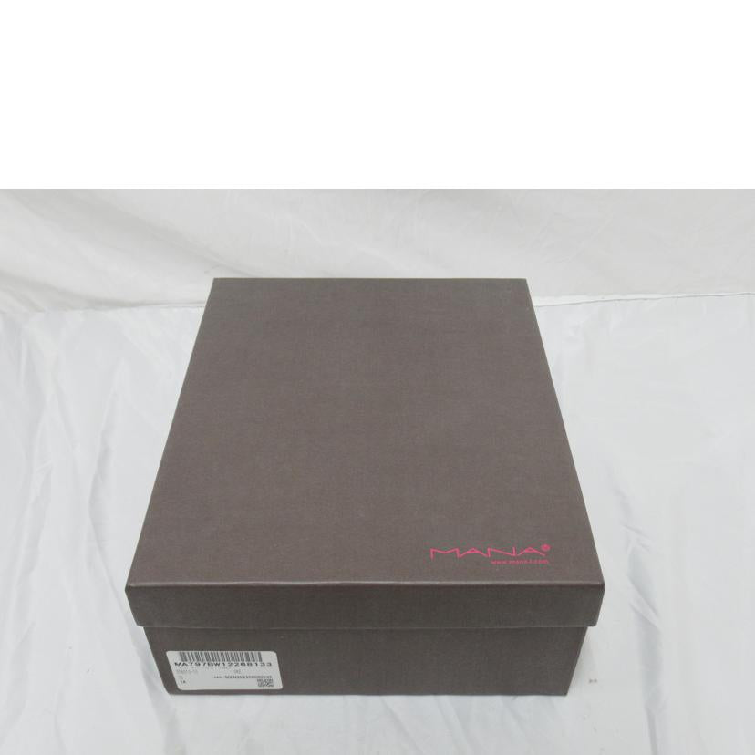 MANA/レディーススニーカー／スリッポンパンチング　エナメル／ベージュ/556013-10//SAランク/63