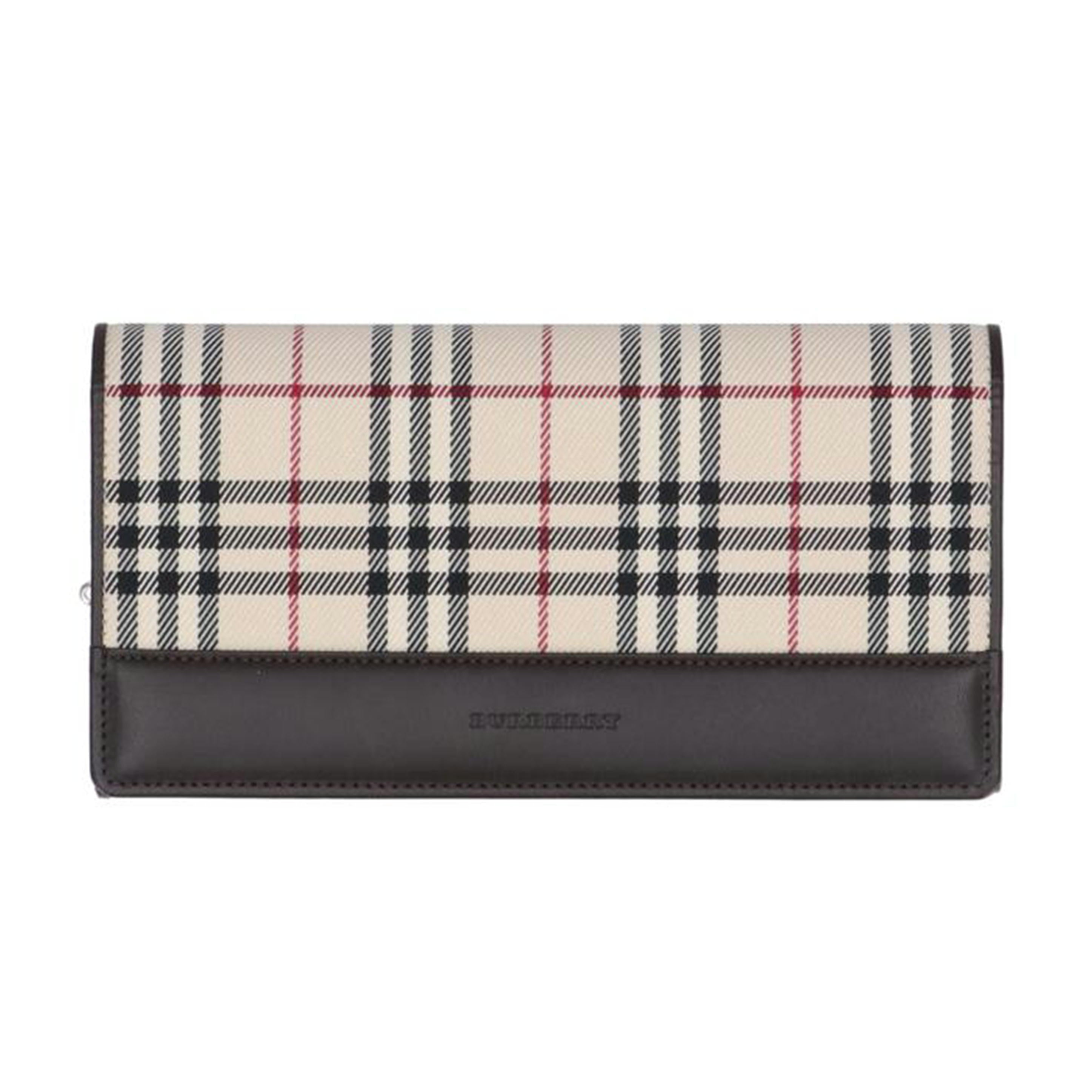 BURBERRY バーバリー/フタツオリガマグチ／ノバチェック　長財布//Aランク/19