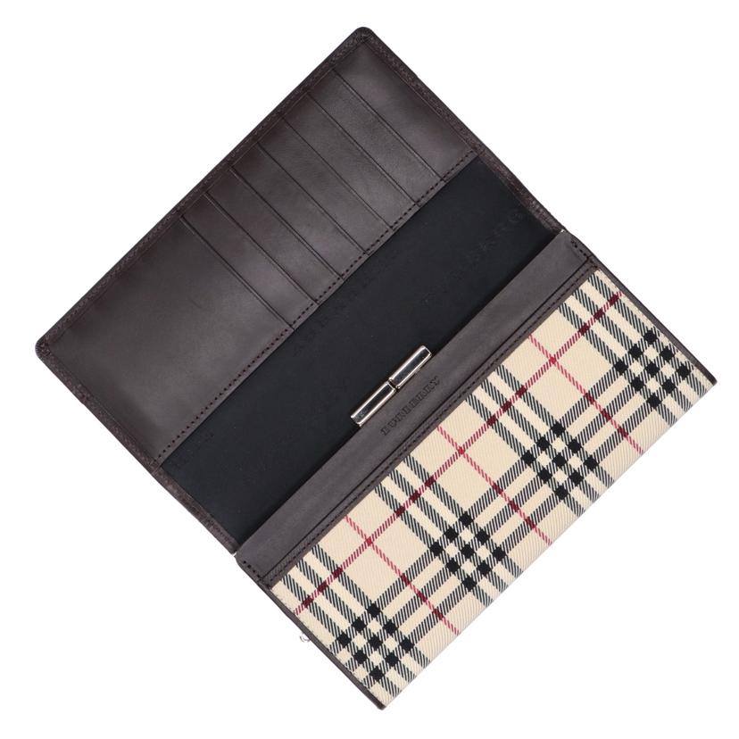 BURBERRY バーバリー/フタツオリガマグチ／ノバチェック　長財布//Aランク/19