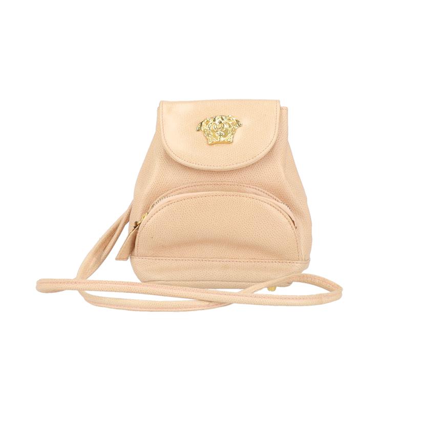 GIANNI　VERSACE ジャンニヴェルサーチ /メデューサ　ミニリュックショルダーバッグ／ピンク//Bランク/18