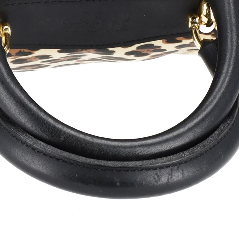 GIANNI VERSACE ヒョウ柄ボストンバッグ GIANNIVERSACE ジャンニヴェルサーチ /ブランドバッグ・小物