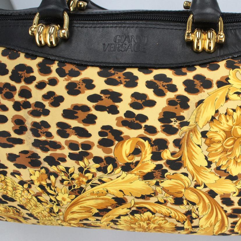 GIANNIVERSACE ジャンニヴェルサーチ /ボストンバッグ／ハンドバッグ／レオパード柄//ABランク/18