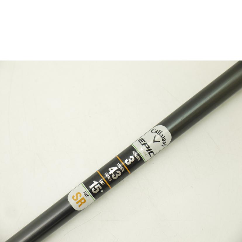 Callaway キャロウェイ/フェアウェイウッド／3W／15°／Diamana50／FLEX：SR/EPIC SPEED(2021)//ABランク/69