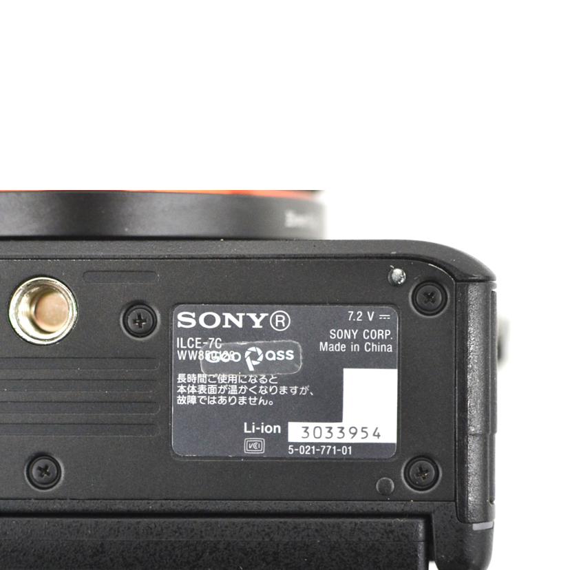 SONY/ミラーレス一眼/α7C   FE28-60㎜//3033954/ABランク/75