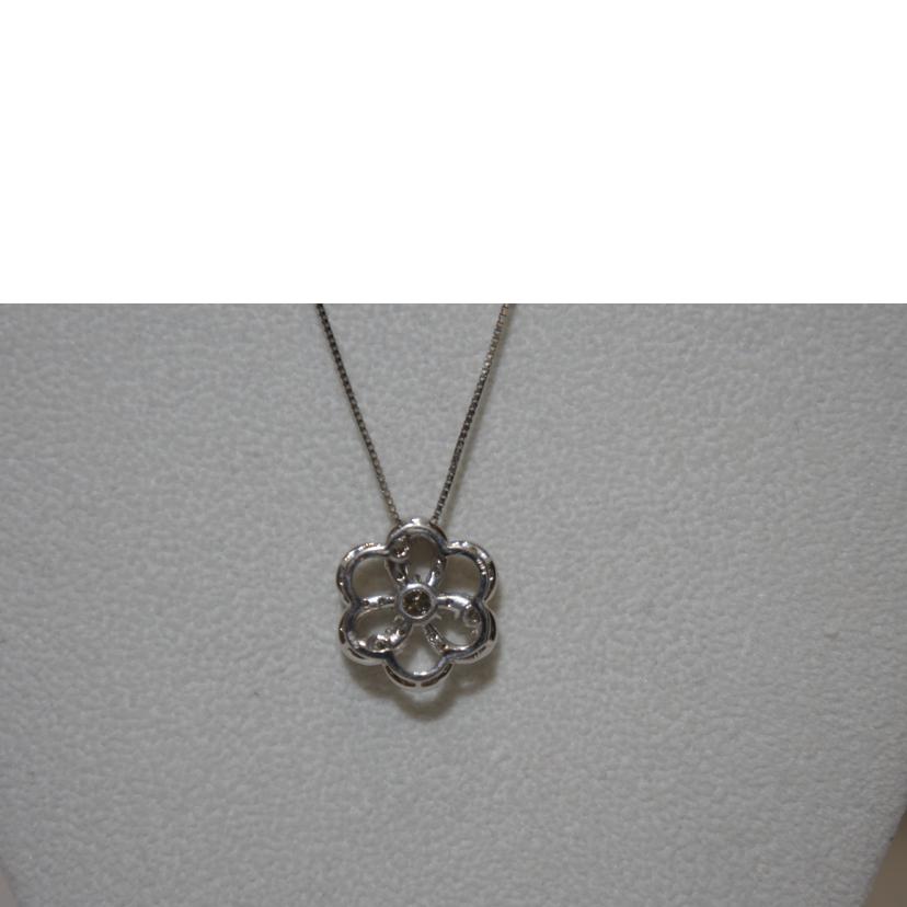 K18WGダイヤネックレス1．00ct//ABランク/94
