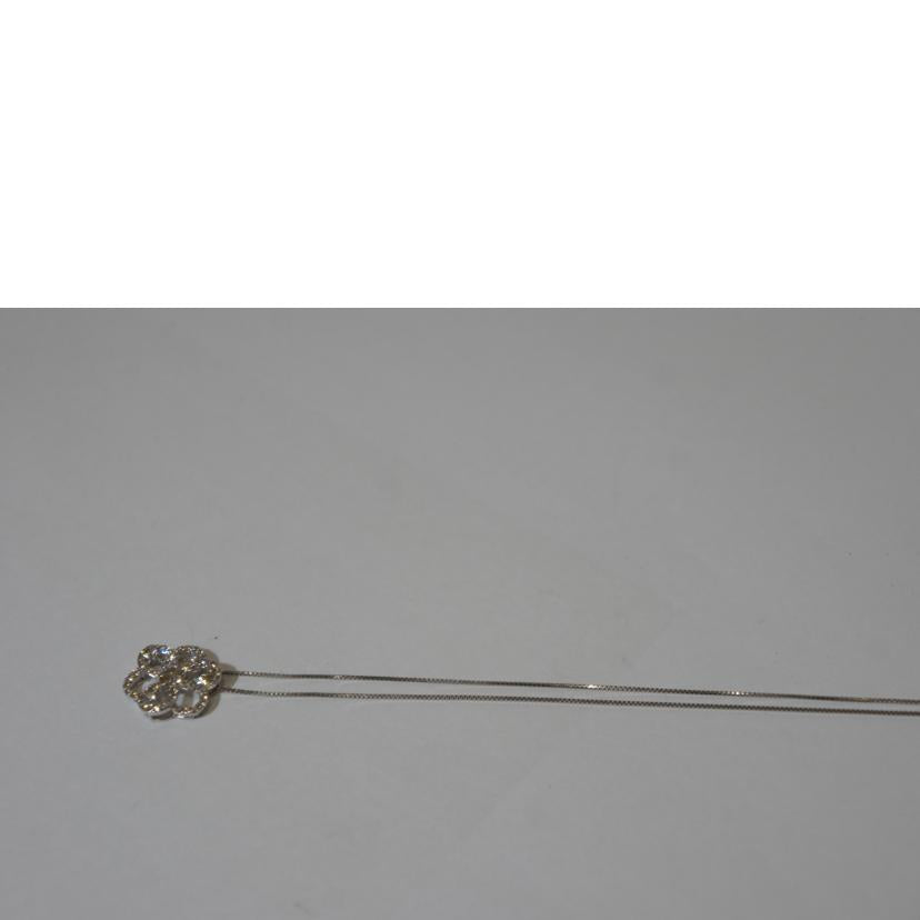 K18WGダイヤネックレス1．00ct//ABランク/94