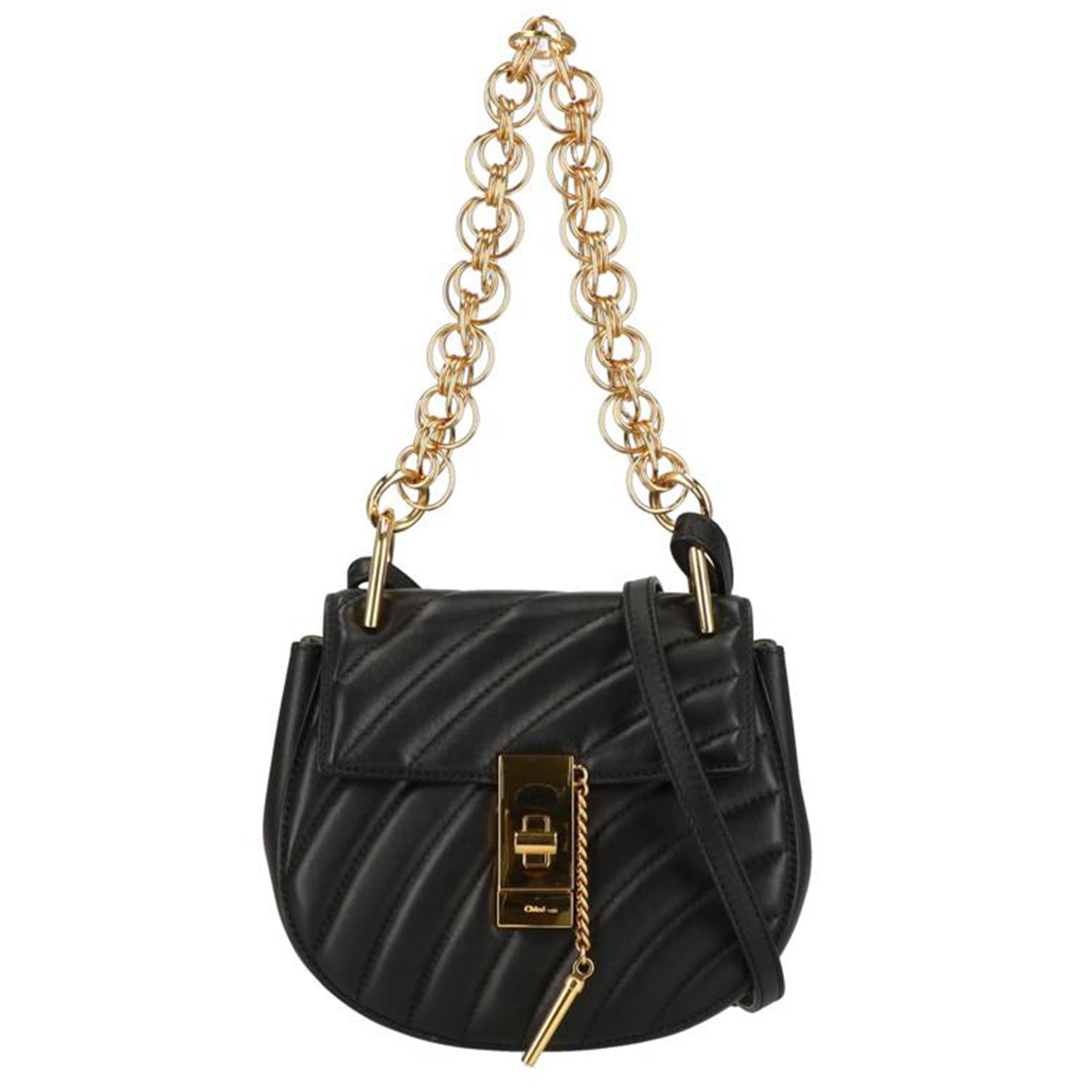 Chloe クロエ/ミニドリューキルテッドレザー2wayショルダー/CHC18US107A04//021*******/Aランク/18