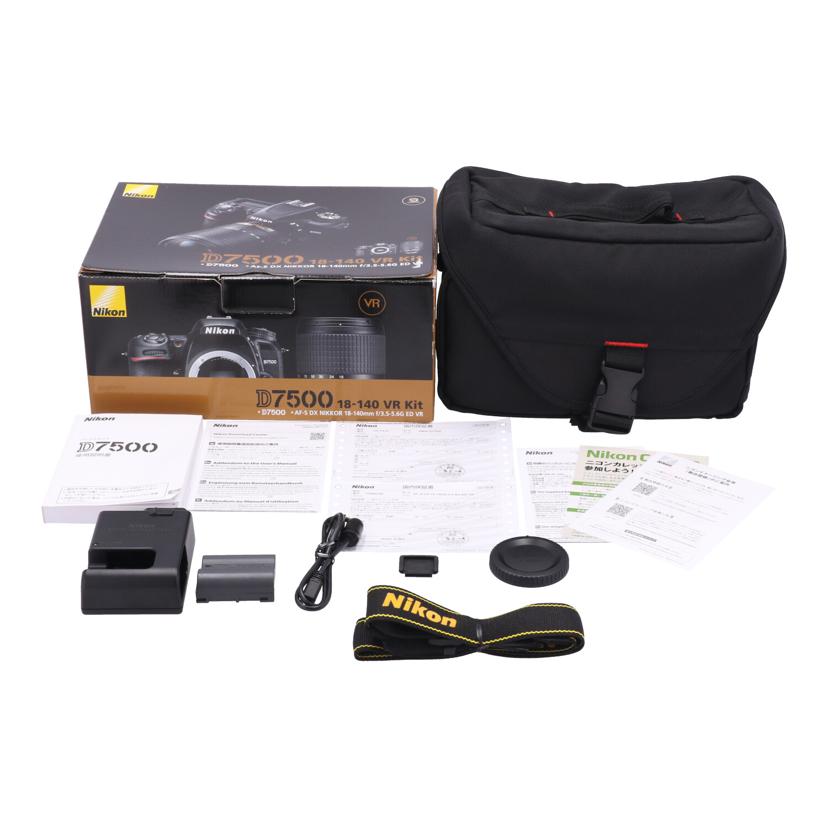 Nikon ニコン　/デジタル一眼　レンズキット/D7500 18-140 VR ﾚﾝｽﾞｷｯﾄ//2071425/Bランク/78