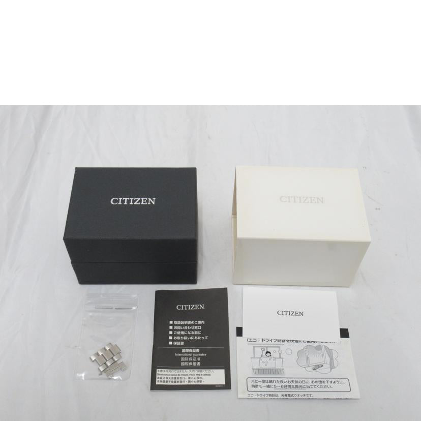 CITIZEN/メンズウォッチ／Eco－Drive／ソーラー/E820-S083460//961******/Bランク/63