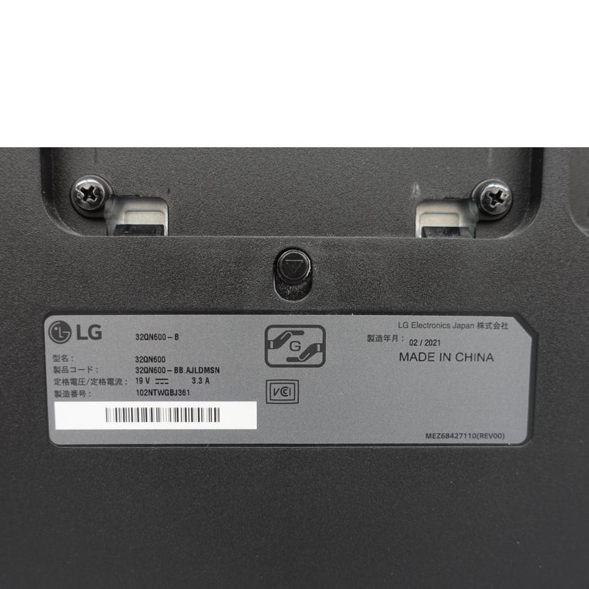 LG エルジー/31．5型WQHD　IPSモニター/32QN600//102NTWG8J361/ABランク/88