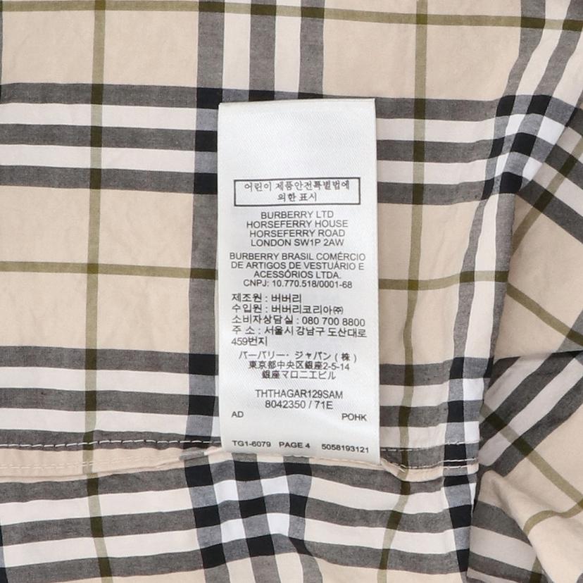 BURBERY バーバリー/TYNTAN　チェックシャツ/8042350//ｻｲｽﾞ:L/ABランク/91