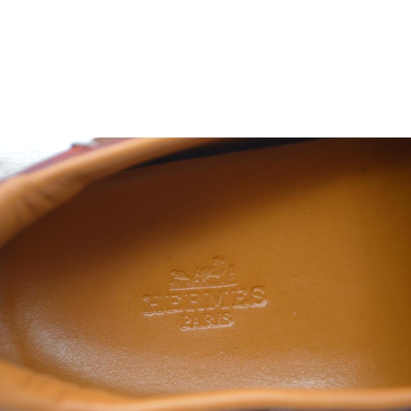HERMES エルメス/エルメスデッキレザーシューズ／24．0cm//ABランク/89