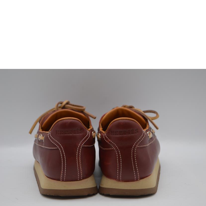 HERMES エルメス/エルメスデッキレザーシューズ／24．0cm//ABランク/89
