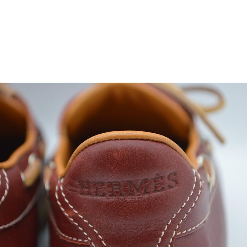 HERMES エルメス/エルメスデッキレザーシューズ／24．0cm//ABランク/89