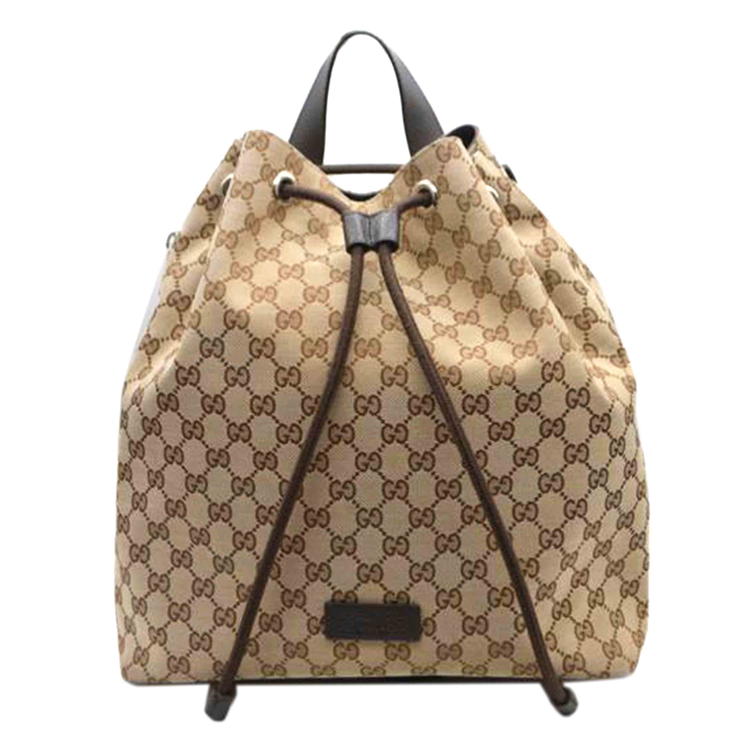 GUCCI グッチ/GGキャンパスデイレザーバックパック/449175//527***/Aランク/89