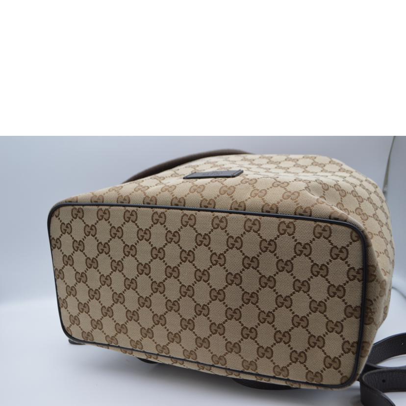 GUCCI グッチ/GGキャンパスデイレザーバックパック/449175//527***/Aランク/89