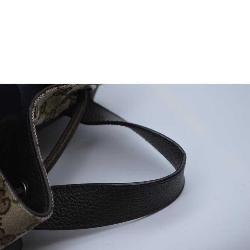 GUCCI グッチ/GGキャンパスデイレザーバックパック/449175//527***/Aランク/89