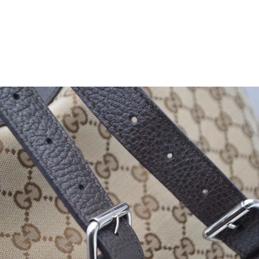 GUCCI グッチ/GGキャンパスデイレザーバックパック/449175//527***/Aランク/89