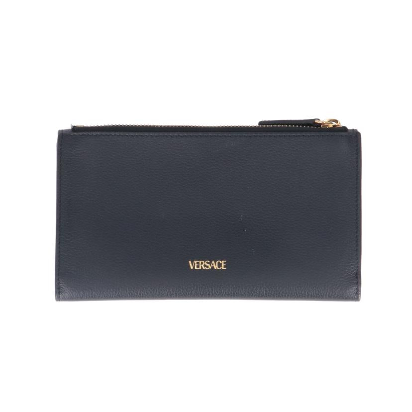 VERSACE ヴェルサーチェ/メデューサ／三つ折りレザー長財布／ブラック/1106103//Aランク/18