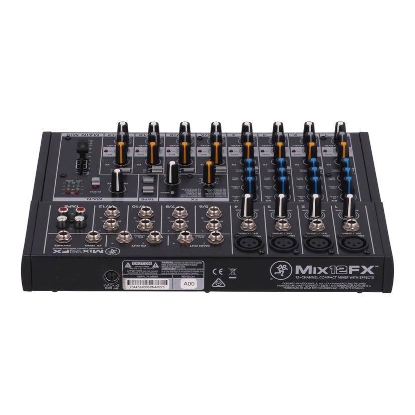 MACKIE マッキー　音響特機　/アナログミキサー/MIX12FX//204459200BPNA0275/Bランク/71