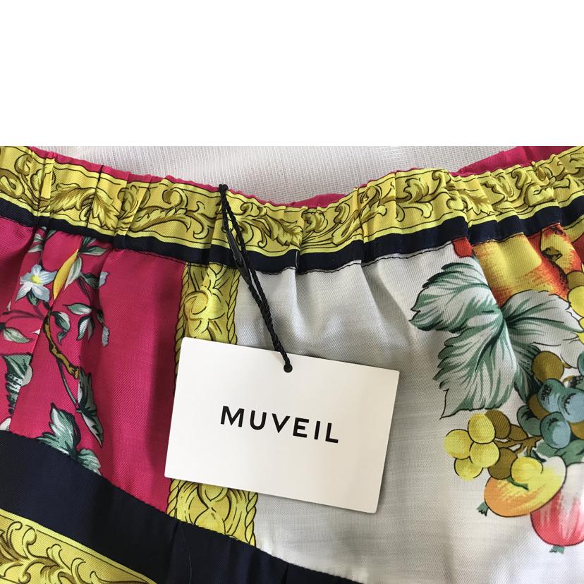 MUVEIL ミュベール/スカーフパネルスカート/MA84FS008//ABランク/51