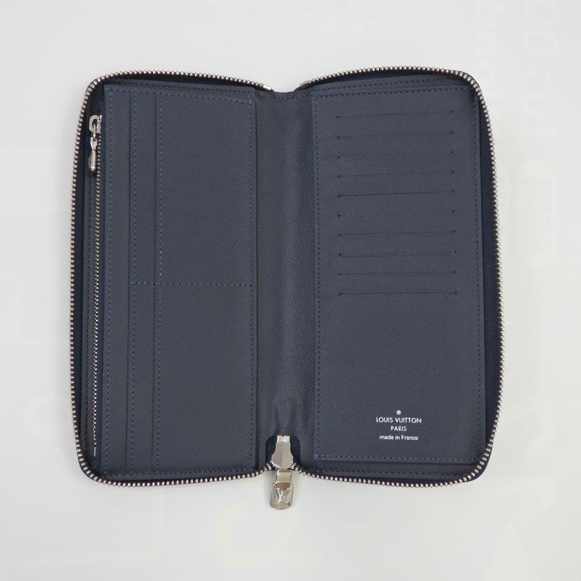LOUIS VUITTON ルイヴィトン/ジッピーウォレット・ヴェルティカル/タイガ・ブルーマリーヌ/M30510//RFI*/Aランク/25