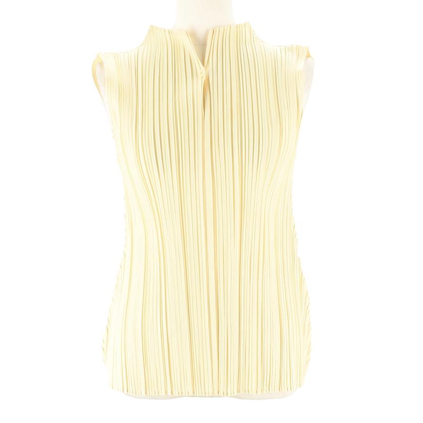 ISSEY　MIYAKE イッセイミヤケ/PLEATS　PLEASE　スリーブレスカットソー/PP53JK281//ｻｲｽﾞ:3/Aランク/91