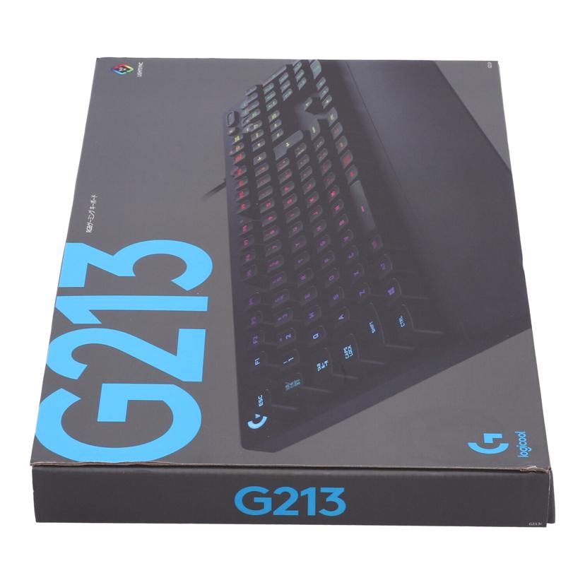 Logicool ロジクール　/ゲーミングキーボード未使用品/G213r 9200-009875//2119SCS03AV9/Sランク/69