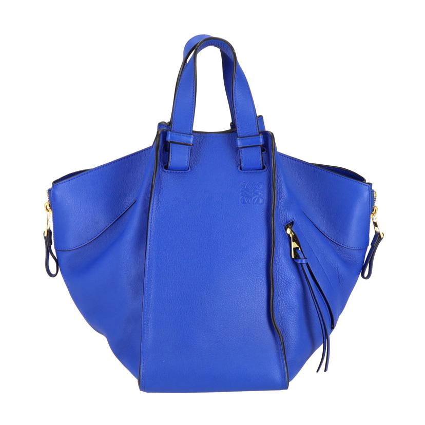 LOEWE ロエベ/ハンモックミディアム／ハンドバッグ／ブルー/387.30.N60//011***/ABランク/18