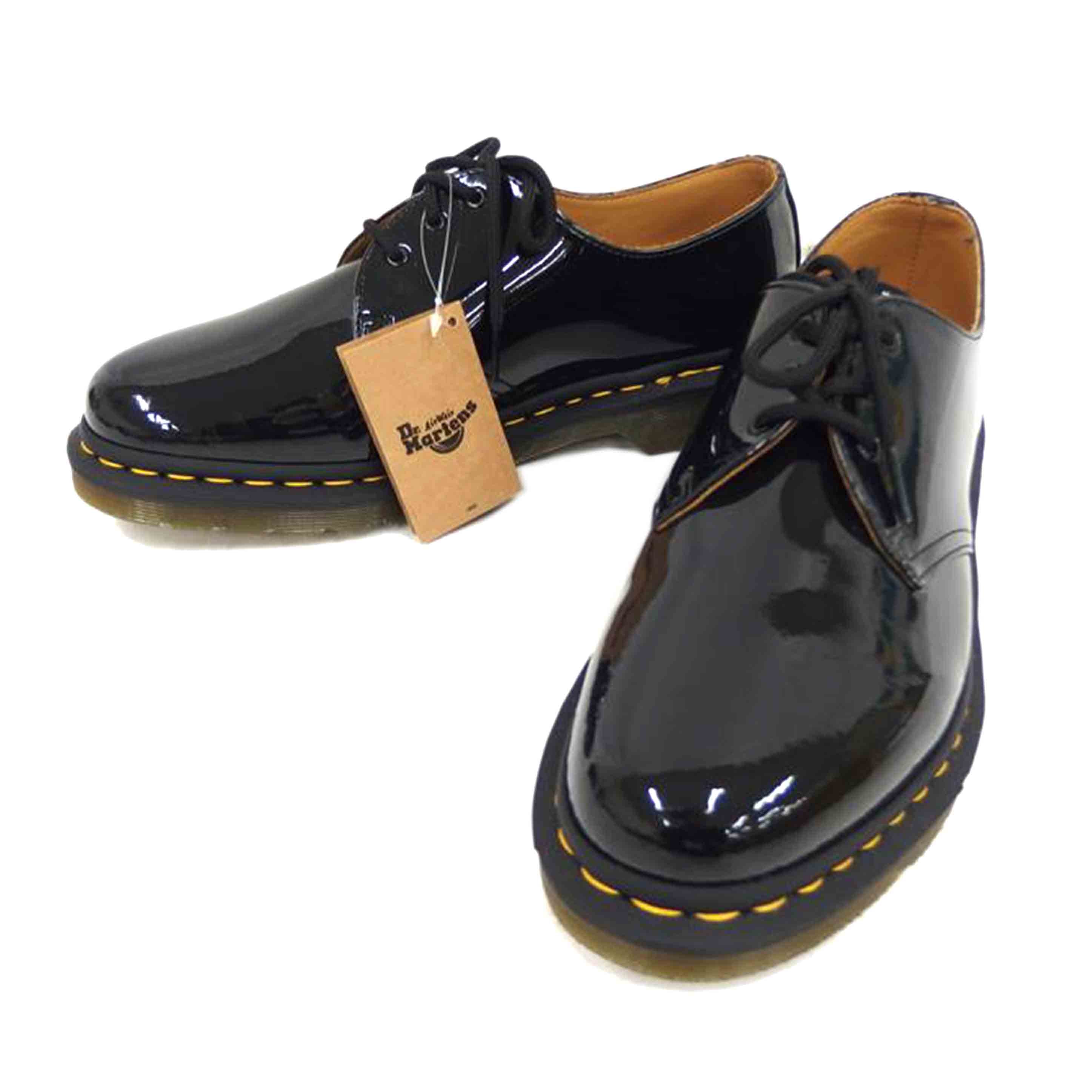 Dr．Martensシューズ／エナメル ﾄﾞｸﾀｰﾏｰﾁﾝ/Dr．Martens3ホールシューズ／パテントレザー/10084001//Aランク/82