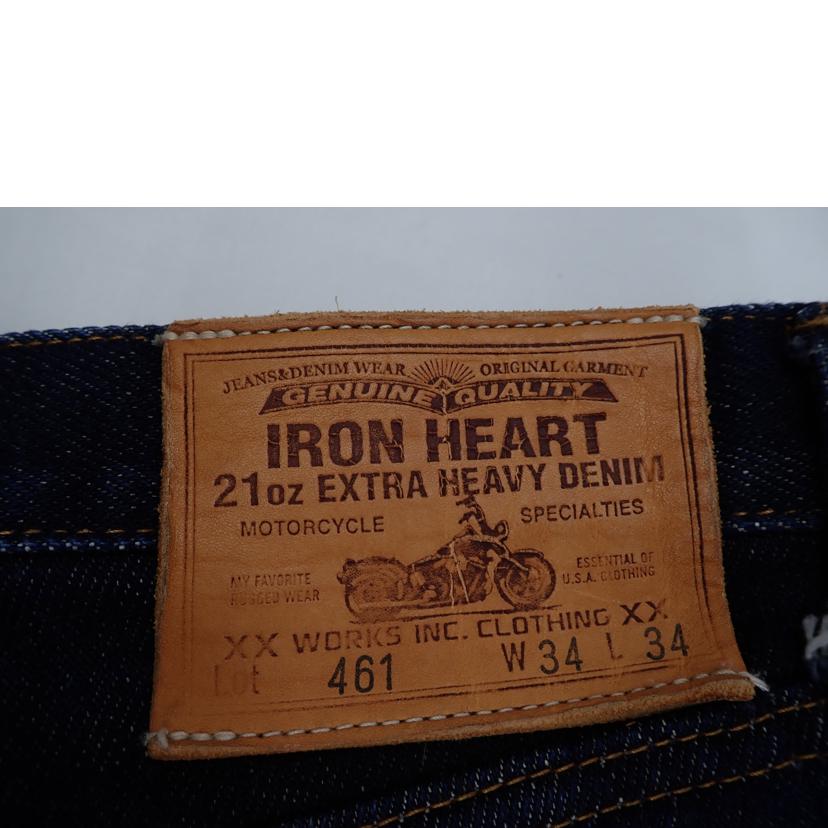 IRON　HEART アイアンハート/★IRON　HAET　461　21Zレギュラーデニムブーツカット/461//W34/BCランク/62