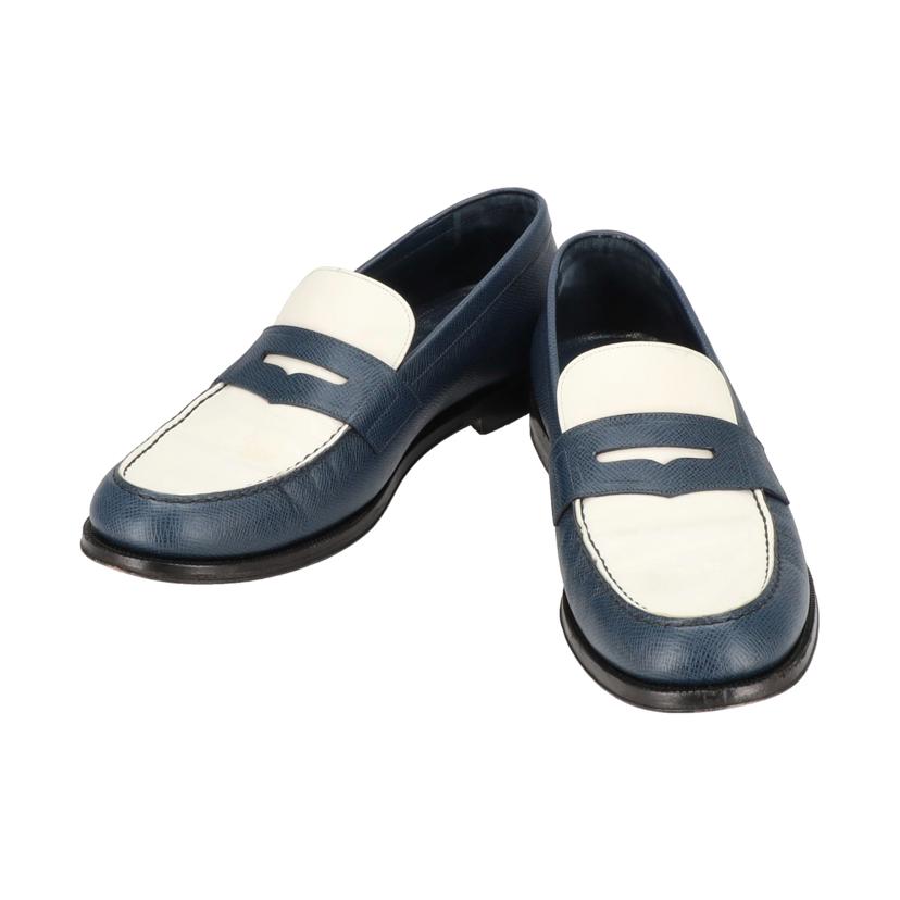 LOUIS VUITTONルイ・ヴィトン/バイカラー／レザーローファー//ST0016/ABランク/18