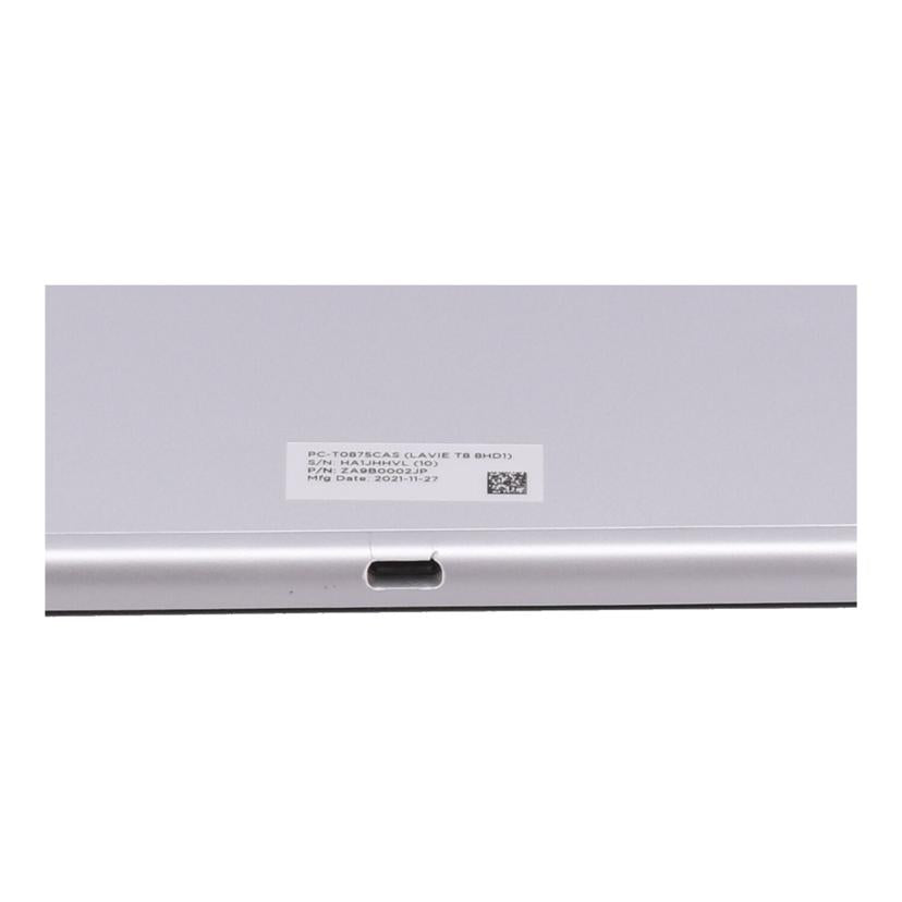NEC 日本電気　/タブレット／LAVIE　T8　Wi－Fi　128GB/PC-T0875CAS ZA9B0002JP//HA1JHHVL/Cランク/05