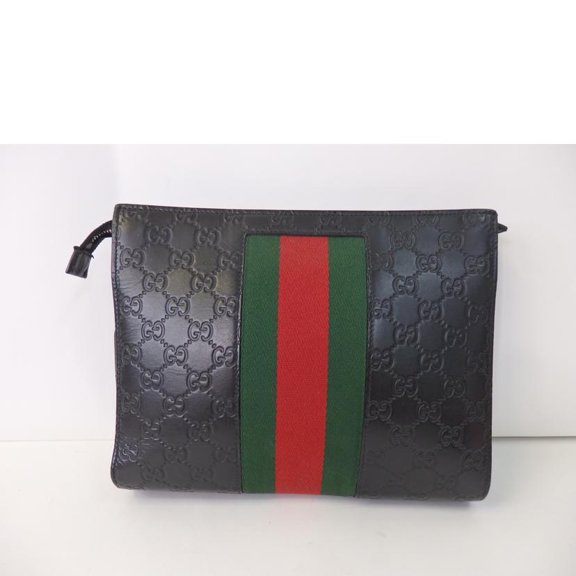 GUCCI グッチ/オフディア／グッチシマ／シェリーライン／セカンドバッグ／クラッチバッグ/475316//214*/ABランク/84