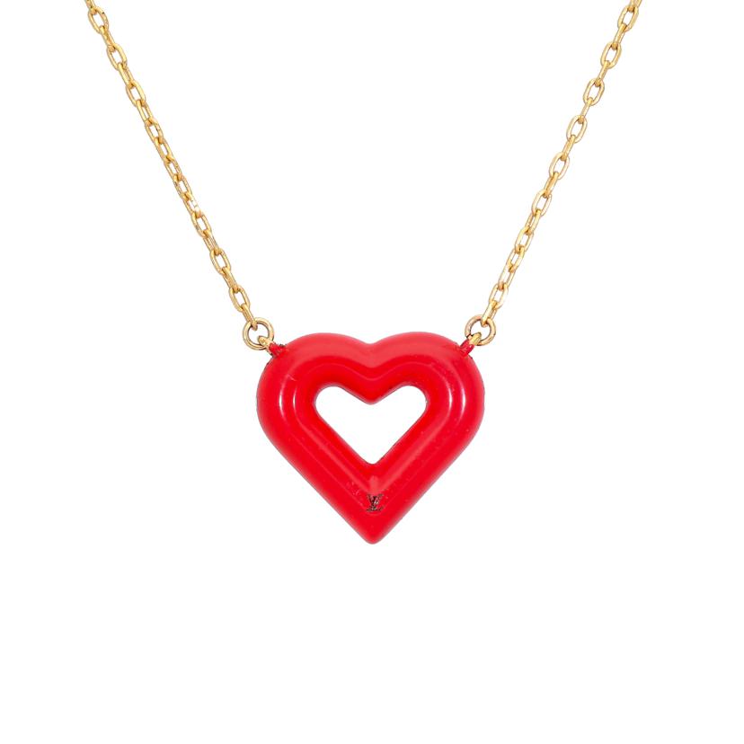 LOUIS VUITTONルイ・ヴィトン/ハートモチーフネックレス/M61137//OB1***/Aランク/18