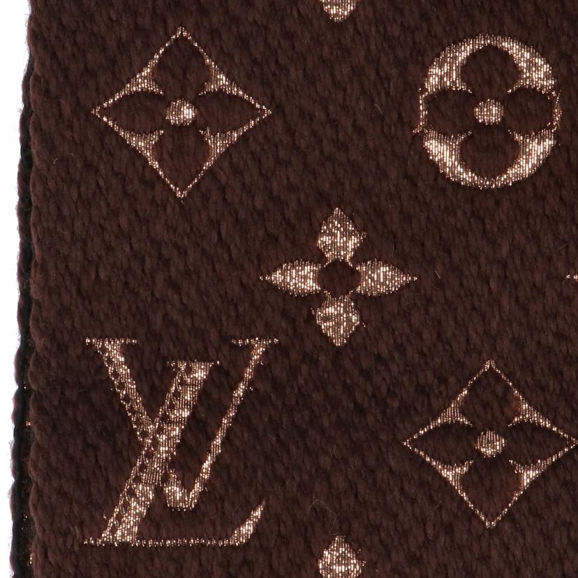LOUIS VUITTON ルイヴィトン/エシャルプロゴマニア・マフラー／ブラウン/M71383//IS0198/SAランク/91