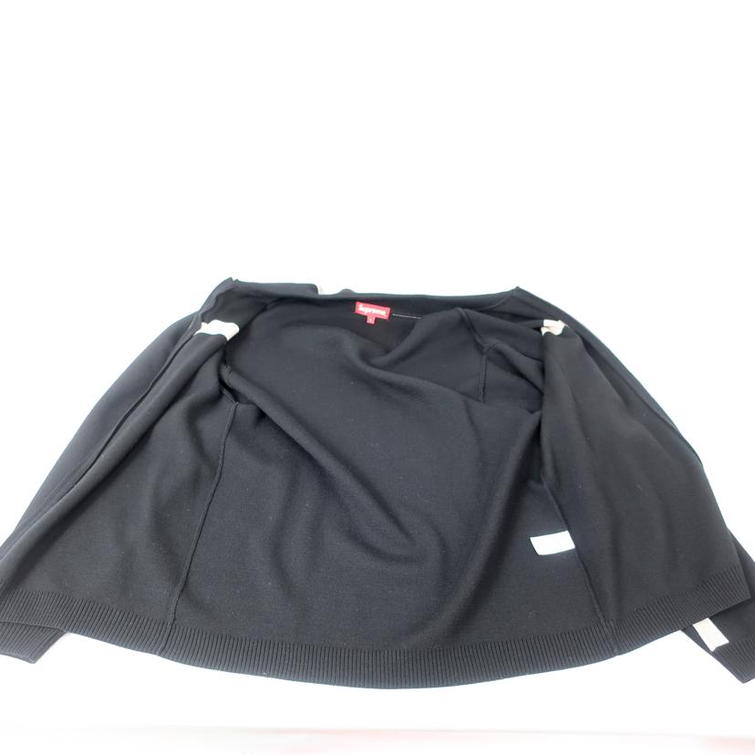 Supreme シュプリーム/ジップアップカーディガン　Lサイズ　ブラック//Bランク/65