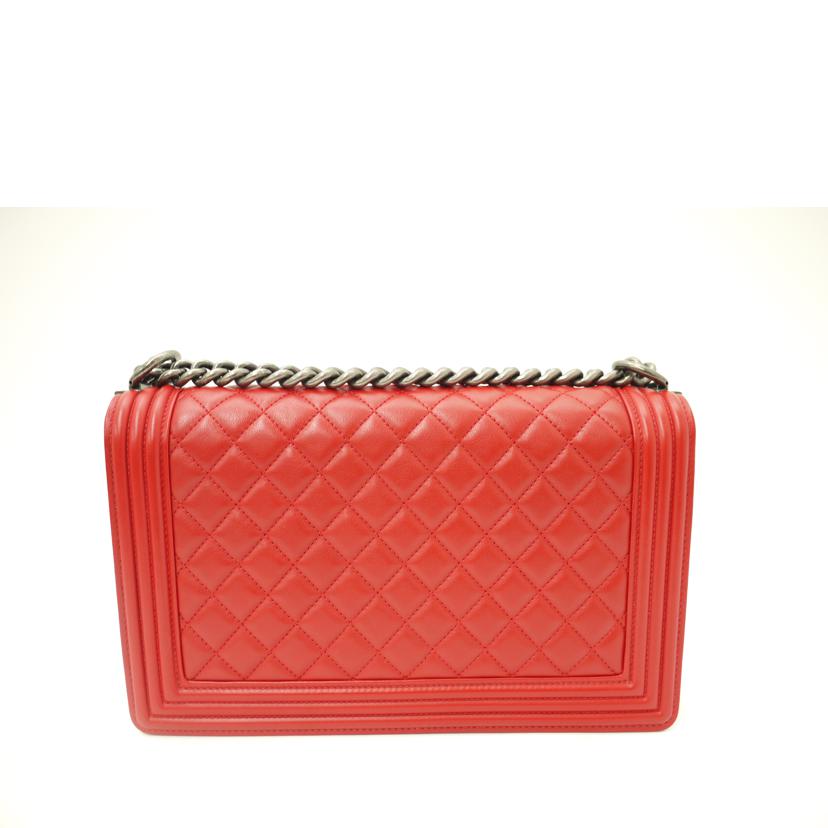 CHANEL シャネル/ボーイシャネルチェーンショルダー／レッド//204*****/Aランク/69
