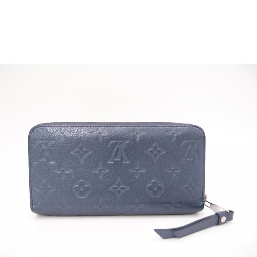 LOUIS　VUITTON ルイ・ヴィトン/ジッピーウォレット／アンプラント／メタリックブルー/M80958//RFI*****/Bランク/69