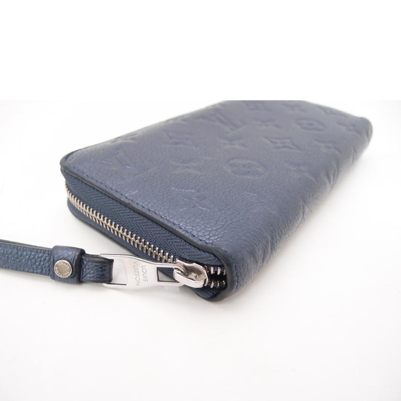 LOUIS　VUITTON ルイ・ヴィトン/ジッピーウォレット／アンプラント／メタリックブルー/M80958//RFI*****/Bランク/69