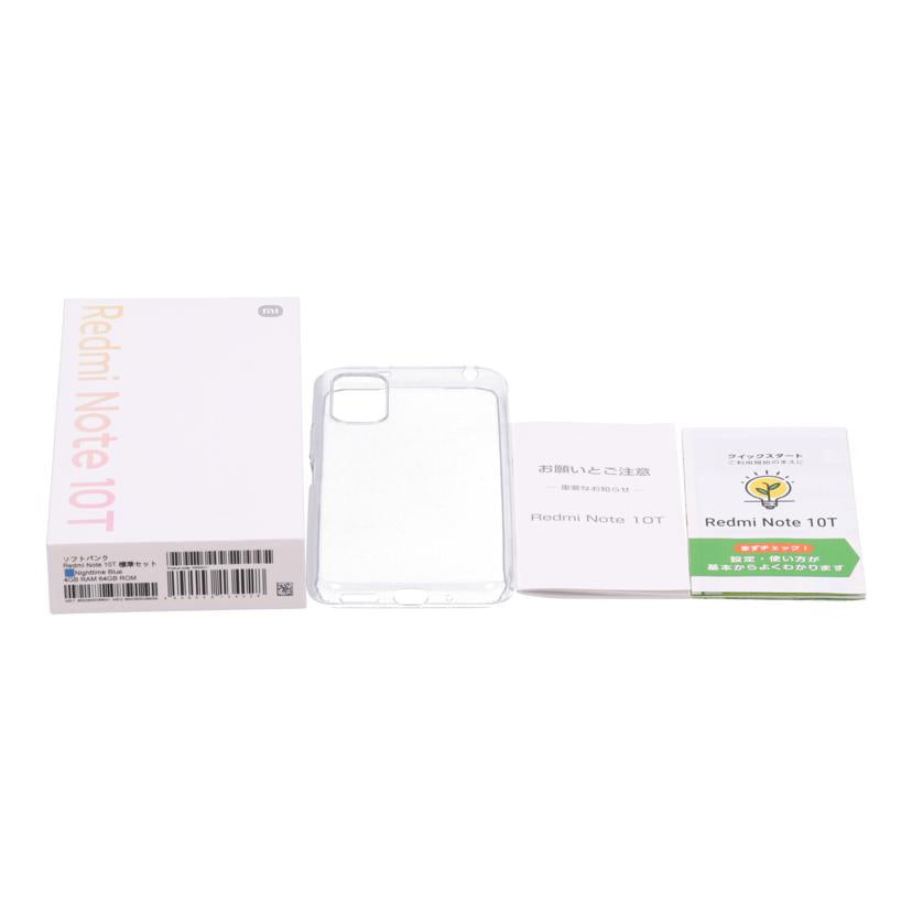 Xiaomi　SoftBank系 シャオミ　/スマートフォン／Redmi　Note　10T　64GB/A101XM//ca028a460422/Aランク/05