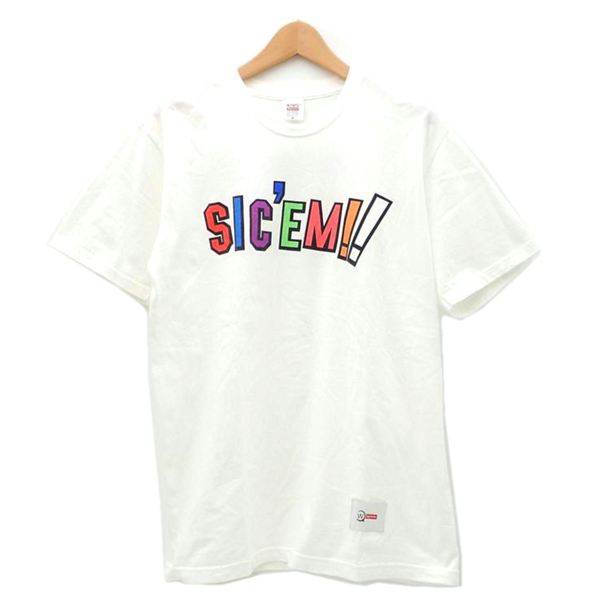 Supreme×WTAPS シュプリーム×ダブルタップス/×WTAPS Sic’em！ Tee//Aランク/69