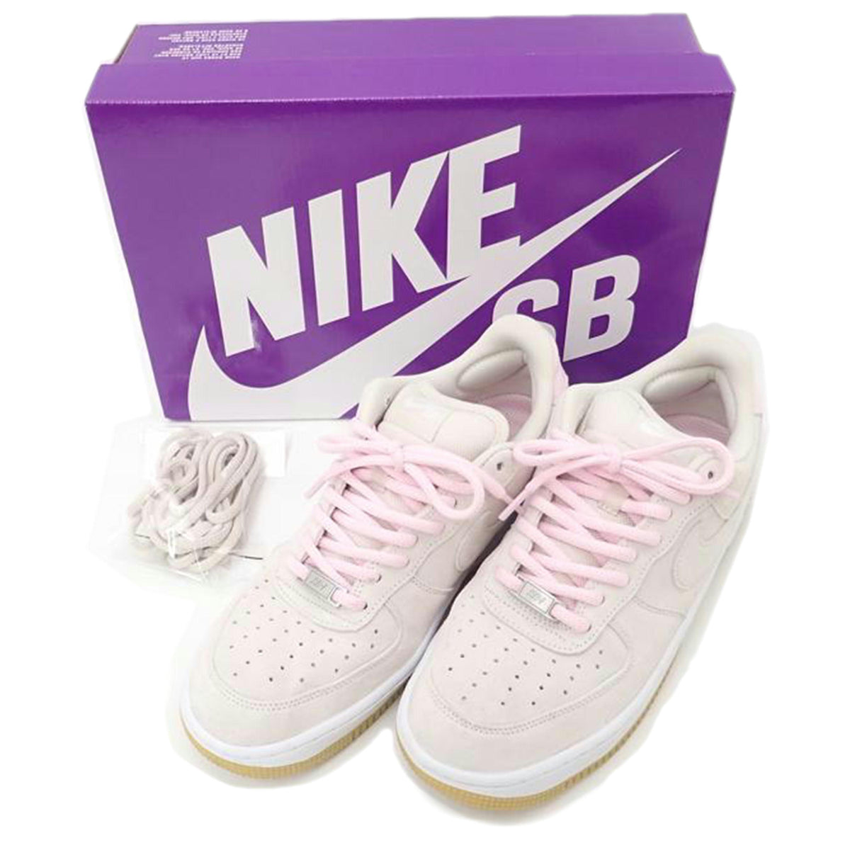 NIKE ナイキ/SBエアフォース1 Light Orewood Brown and Pink Foam/HM8517-100//Aランク/69