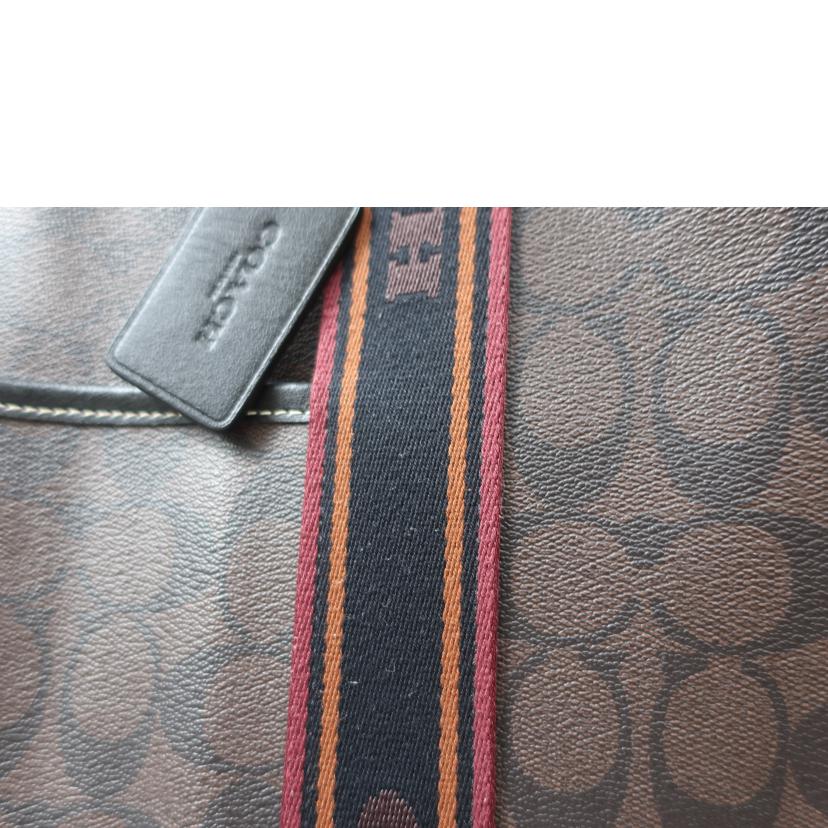 COACH コーチ/デンプシー　キャリーオール・シグネチャー　ジャガード・ストライプ　2WAY　トート/C2477-CU994//ABランク/65