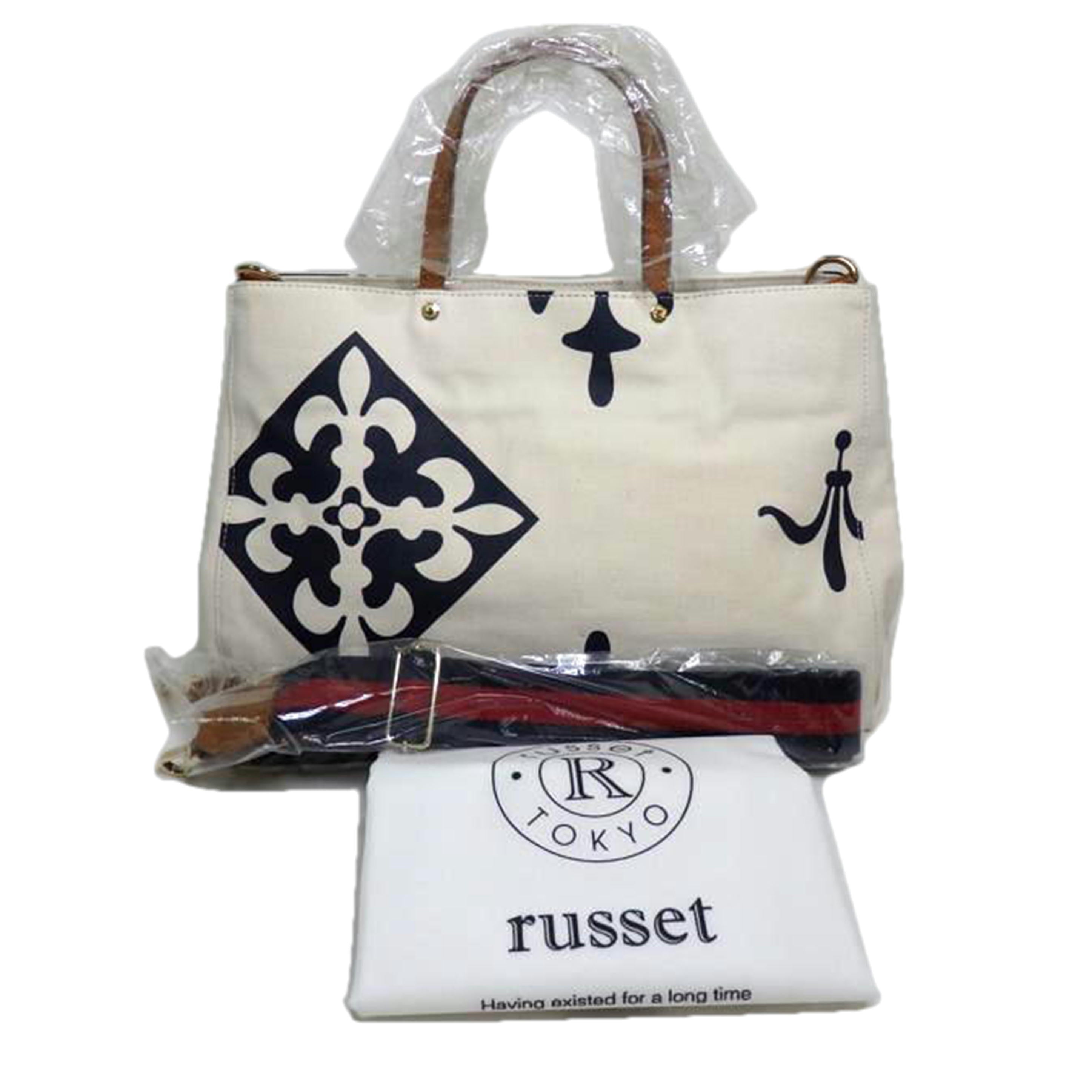 russet ラシット/ラシット　キャンバストートバッグ　2way/CE877//Sランク/84