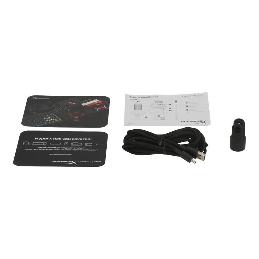 HyperX ハイパーエックス　/USBコンデンサーマイク／QuadCast/HX-MICQC-BK//-/Bランク/62