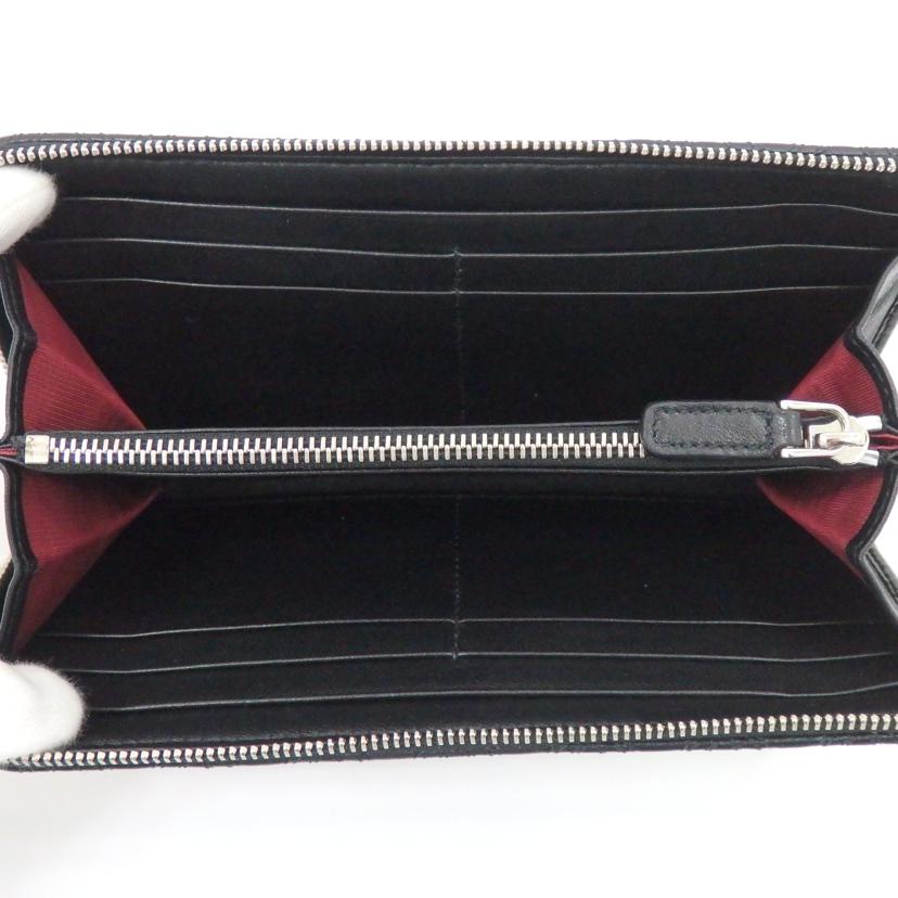 BVLGARI ブルガリ/L字ラウンドファスナー長財布／ナッパレザー/285722//276*****/Aランク/77