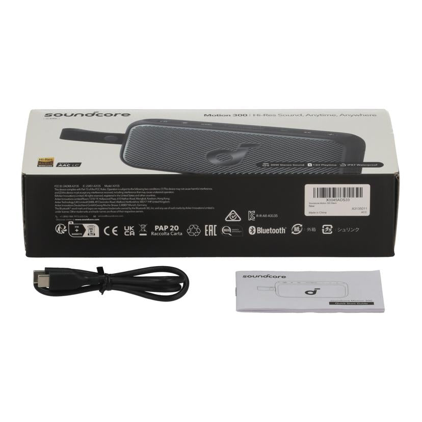 ANKER アンカー　/ワイヤレススピーカー／Soundcore　Motion　300/A3135011//ACCAB20E28102773/Bランク/70