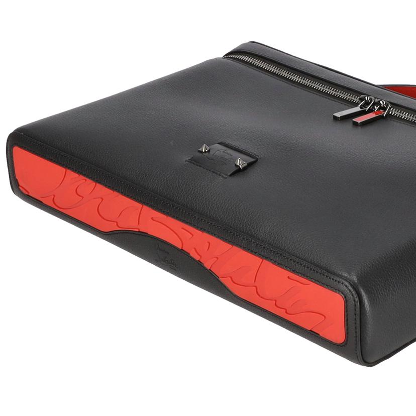 C．Louboutin クリスチャン・ルブタン/キピドック2WAYブリーフケース／ブラック×レッド系/3195043//Aランク/18